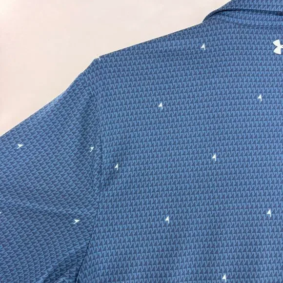 Under Armour Playoff 2.0 Polo Men's 3XL Blue Performance Golf Shirt - Picture 8 of 15